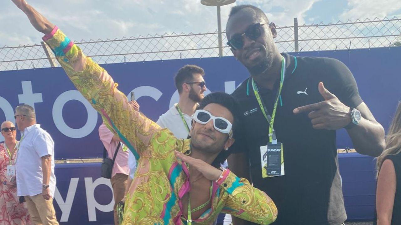Ranveer, known for his unbridled enthusiasm, was observed to be visibly gushing over the world-record breaking track athlete Usain Bolt, who Ranveer later described on social media as the ‘Undisputed Greatest of All time’. 